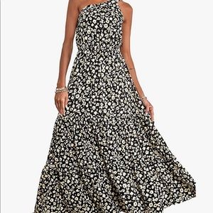 Floral one shoulder Amazon dress